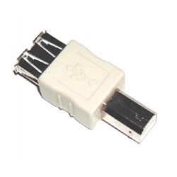 ADAPTATEUR USB A FEMELLE / USB B MALE
