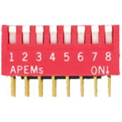 INTER DIP SWITCH PIANO APEM 8 CONTACTS