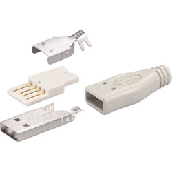 CONNECTEUR USB A - A SOUDER