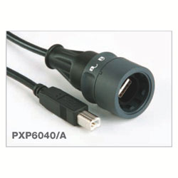 BULGIN PXP6040/A/2M00 CABLE USB AM-BM 2M