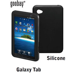 HOUSSE SILICONE NOIRE GALAXY TAB