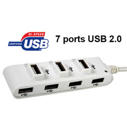 HUB 7 PORTS BARRE USB 2.0
