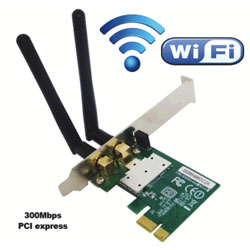 CARTE PCI EXPRESS WIFI 300MBPS