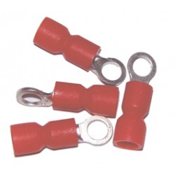 10 COSSES A PLAGE  RONDE ROUGE  4 mm