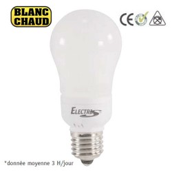 LAMPE E27  36 LEDS BLANC CHAUD ELECTRIS