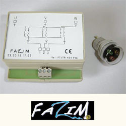 FAZIM VOYANT LED 400V 22BLC TRI+TRANSFO
